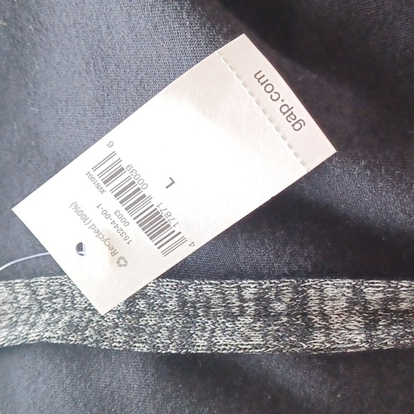 Gap Blazer, Unstructured, Sz L, Black/gray NWT - Picture 7 of 8